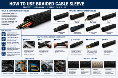 How to Select the Right Braided Cable Sleeve for Cable Protection